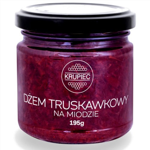 Dżem z truskawek na miodzie 195g