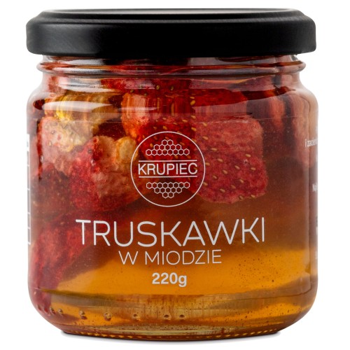 Truskawki w miodzie 220g