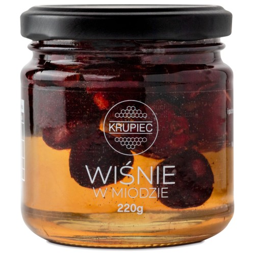Wiśnie w miodzie 220g