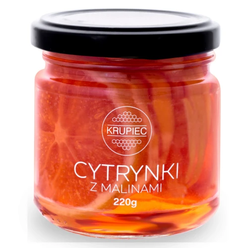 Cytrynka w zalewie z malinami 220g
