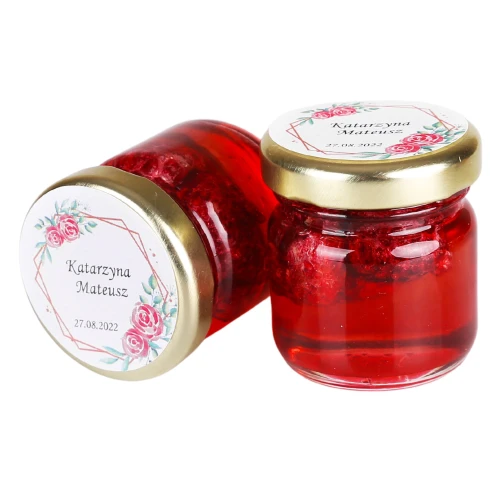 Maliny w miodzie 50g podziękowania dla gości